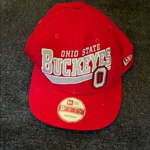 New Era Ohio State Red 9Fifty Snapback Hat